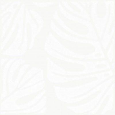 Плитка KMD2SFC001BN Декор Агдаль 2 белый матовый структура 15x15x0,9