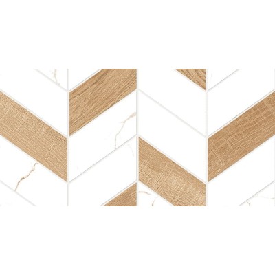 Плитка GT128VG Marmaris Белый геометрия 50x25