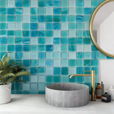 Мозаика Simple Blue (стекло) 4*20*20 327*327