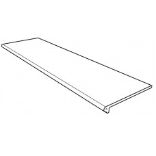 Клинкерная плитка 970444 Ступень фронтальная Petra Beige Liso Smooth Round. 33x120