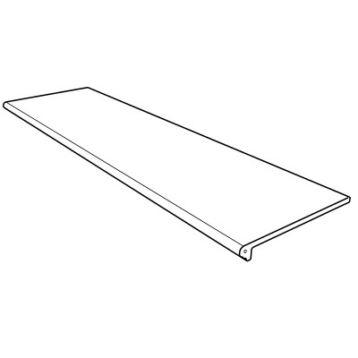 Клинкерная плитка 970444 Ступень фронтальная Petra Beige Liso Smooth Round. 33x120