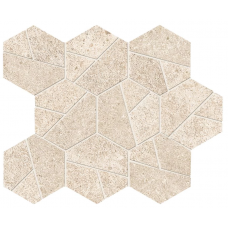 Мозаика A7CU Boost Stone Ivory Mosaico Hex 25x28,5