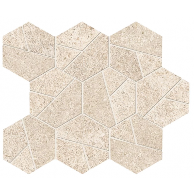 Мозаика A7CU Boost Stone Ivory Mosaico Hex 25x28,5
