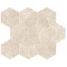 Мозаика A7CU Boost Stone Ivory Mosaico Hex 25x28,5