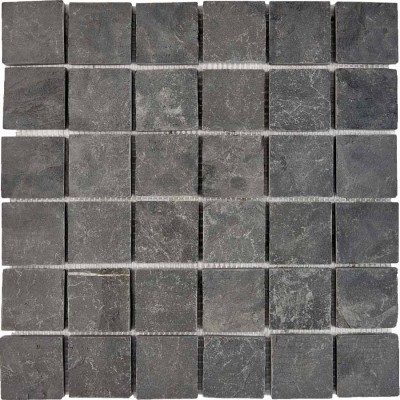 Мозаика PIX298 Slate Black из сланца 48х48 305х305