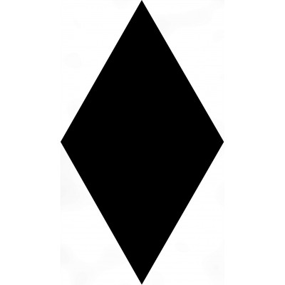 Плитка KMD2SRB005BN Декор Риад чёрный глянцевый 13,5x7,8x0,9