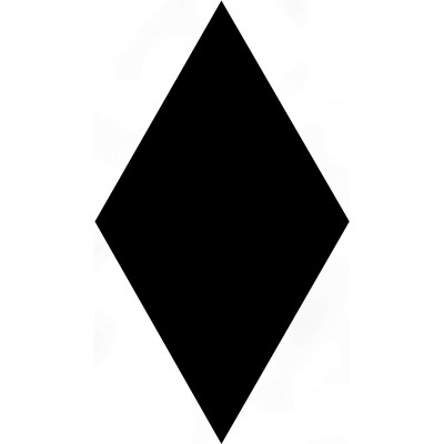 Плитка KMD2SRB005BN Декор Риад чёрный глянцевый 13,5x7,8x0,9