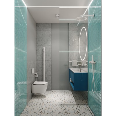 Мозаика Simple Blue (стекло) 4*20*20 327*327