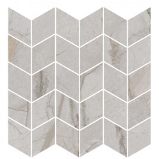 Плитка KMD2MSM007BR Декор Ифран мозаичный серый светлый глянцевый обрезной 30x31,2x0,9