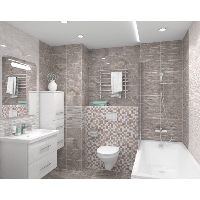 Плитка Marmo коричневый 17-01-15-1189 20х60