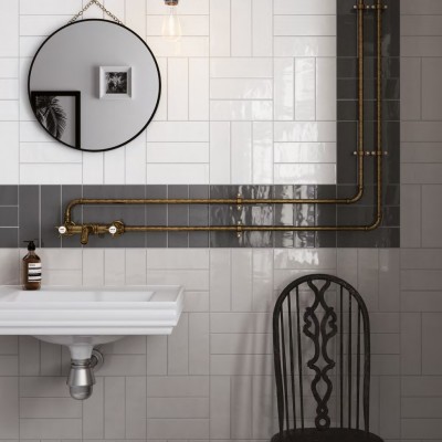 Плитка 21531 Country Blanco Gloss 6,5x20