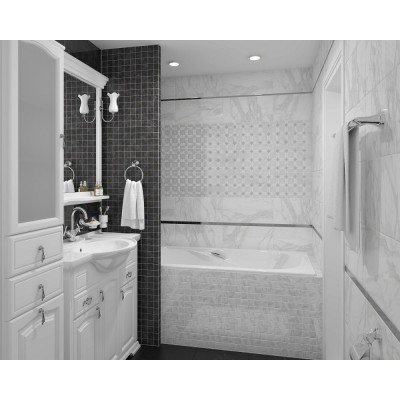 Плитка 34021 Olimpus белый 25х50