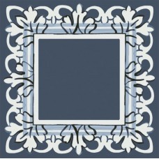 Плитка HGD/A525/TOB001 Декор Алмаш синий глянцевый 9,8х9,8