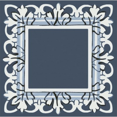 Плитка HGD/A525/TOB001 Декор Алмаш синий глянцевый 9,8х9,8