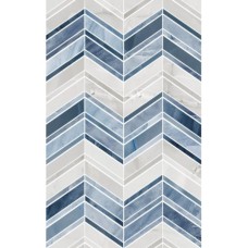 Плитка 010100000866 Аника голубой низ 02 25х40