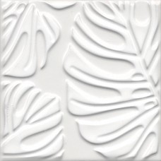 Плитка KMD2SFC001BN Декор Агдаль 2 белый матовый структура 15x15x0,9