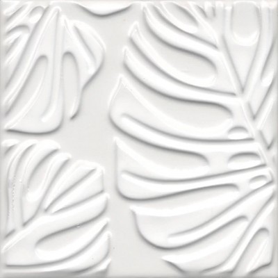 Плитка KMD2SFC001BN Декор Агдаль 2 белый матовый структура 15x15x0,9