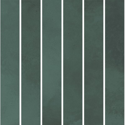 Плитка KMD2MSM005BN Декор Фес мозаичный зелёный тёмный глянцевый 15x15x0,77