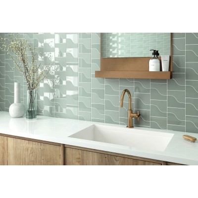 Плитка 28844 Curve White Gloss 8,3x12