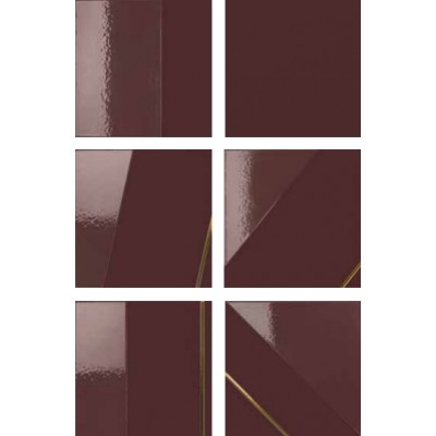 Плитка 600010002300 Metropolis Play Wine 30x30