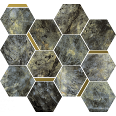 Мозаика 620110000228 Stellaris Madagascar Dark Mosaico Chic Nat 28.3x32.8