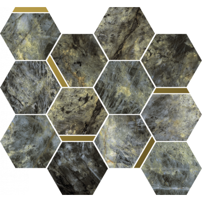 Мозаика 620110000228 Stellaris Madagascar Dark Mosaico Chic Nat 28.3x32.8