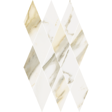 Мозаика 620110000203 Stellaris Calacatta Gold Mosaico Diamond Lux 28x48