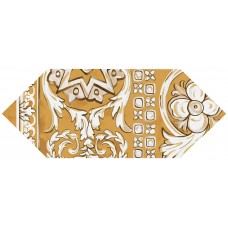 Плитка HGD/B513/35000 Декор Алмаш 2 желтый глянцевый 14х34