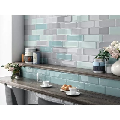 Плитка 9015 Аккорд серый тёмный грань 8,5х28,5