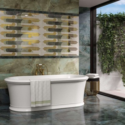 Керамогранит OS/A90/SG1609L Вставка Джардини лаппатированный 15*15