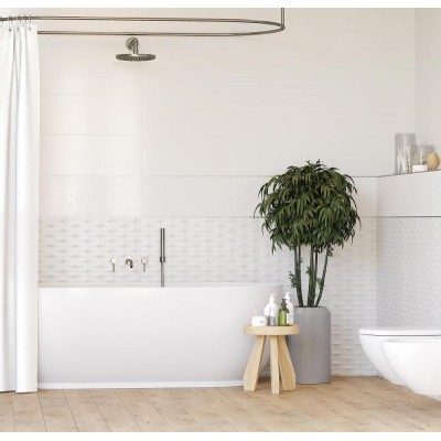 Плитка SP2U051-63 Sparkle белый 25x75