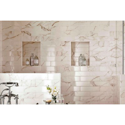 Плитка AZA2 Brick Carrara 8x31.5