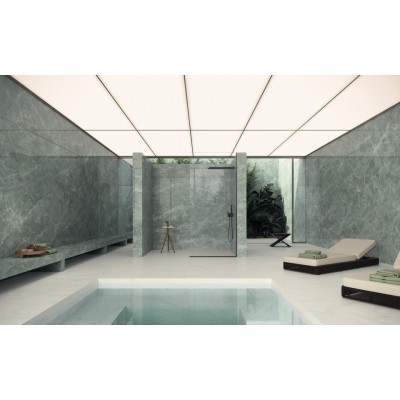 Мозаика AYD0 Marvel Diva White Everest Mosaico Grid Velvet 59,5х118,2