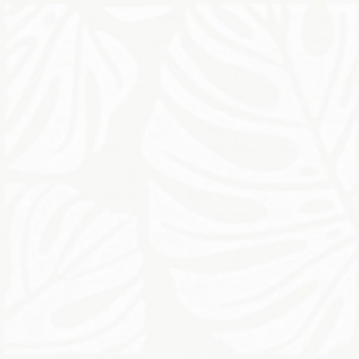 Плитка KMD2SFC001BN Декор Агдаль 2 белый матовый структура 15x15x0,9