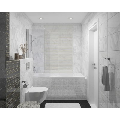 Плитка 34021 Olimpus белый 25х50