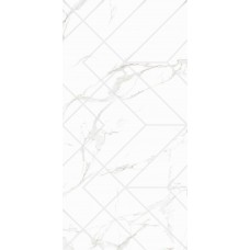 Плитка 0105 Amuletto White Decor 25x50