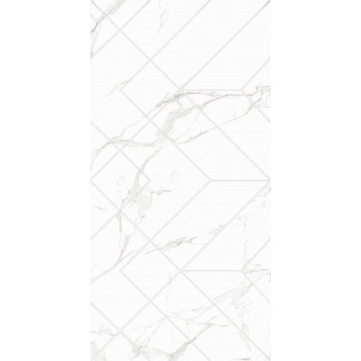Плитка 0105 Amuletto White Decor 25x50