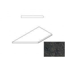 Керамогранит 620090000669 Бортик Рум Блэк закругленный левый Х2 30х60