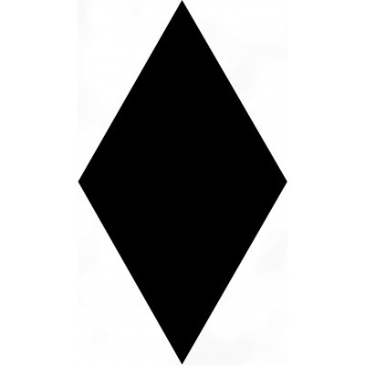 Плитка KMD2SRB005BN Декор Риад чёрный глянцевый 13,5x7,8x0,9