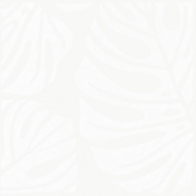 Плитка KMD2SFC001BN Декор Агдаль 2 белый матовый структура 15x15x0,9