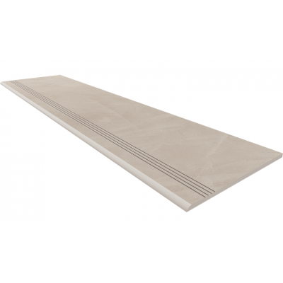Ступени Ступень GF02 Graffito Light Beige неполированный с насечками 30x120