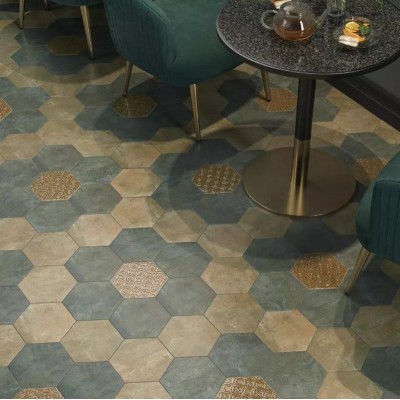 Керамогранит SG23039N Гроссето желтый матовый 20x23,1