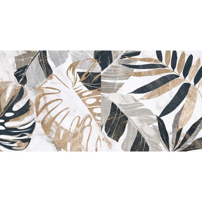 Плитка 18-00-37-3636 Kanzas кремовый ботаника 30х60