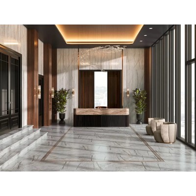 Плитка KM6012B0240R Ифран бежевый светлый глянцевый структура обрезной 60x119,5x1