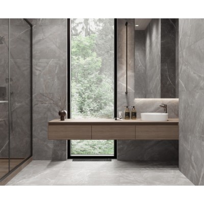 Керамогранит LP6012G0041R Timeless Taupe серо-бежевый матовый карвинг 59,5х119,1