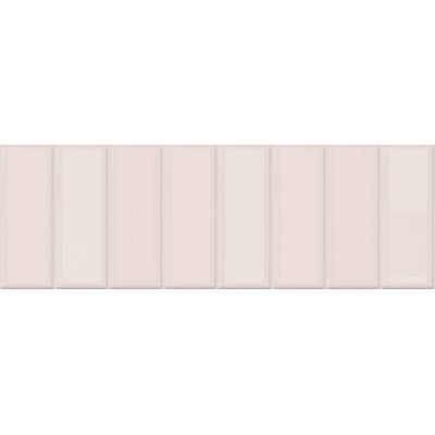 Плитка 1664-0213 Роса Рок декор розовый 20x60