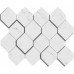 Мозаика AS4A Marvel Stone Carrara Pure Mosaico Esagono 3D 28,2X35,3