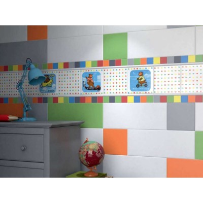 Плитка 190 Салатный карандаш 20*1.5