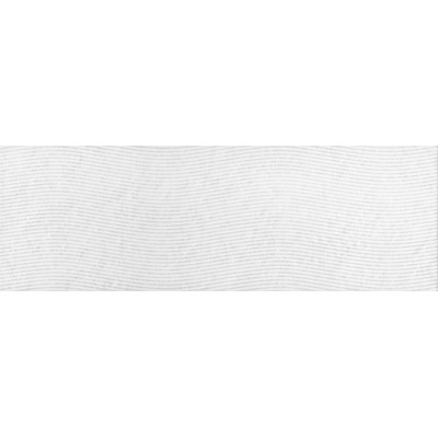 Плитка 60165 Бьянка белый матовый волна 20x60x0.9