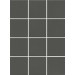 Керамогранит 1331 Агуста серый темный натуральный (30x40 из 12 частей) R10 9,8х9,8